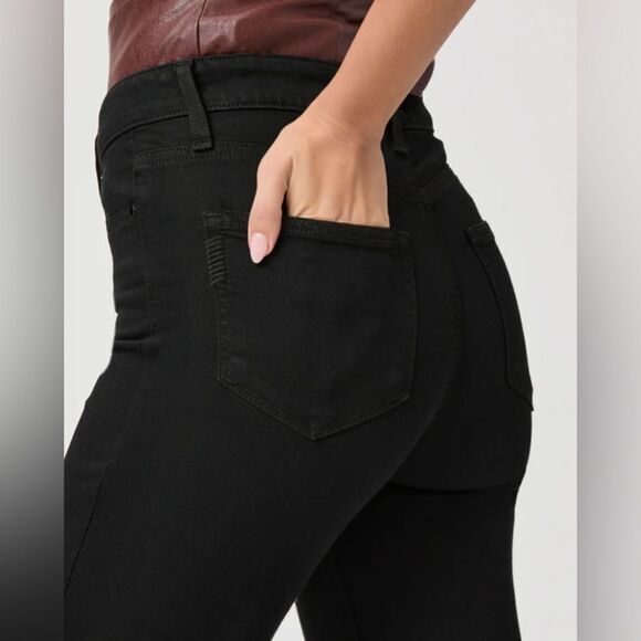 Paige Denim Leenah SLIM WIDE LEG 16W BLACK SHADOW - Picture 5 of 6